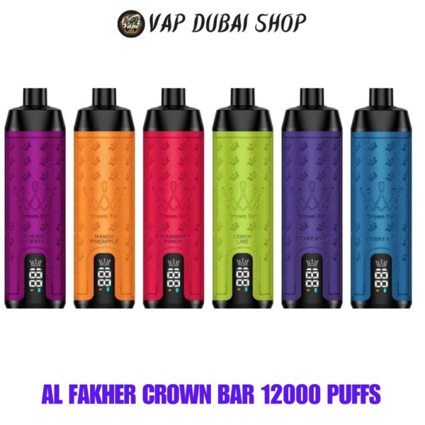 Al Fakher Crown Bar 12000 Puffs Disposable Vape UAE