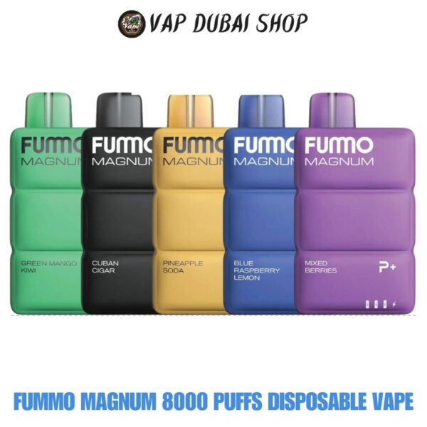 FUMMO Magnum 8000 Puffs Disposable Vape in Dubai UAE