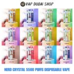 Nerd Crystal 5500 Puffs Disposable Vape in Dubai UAE