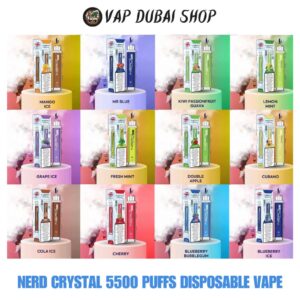 Nerd Crystal 5500 Puffs Disposable Vape in Dubai UAE