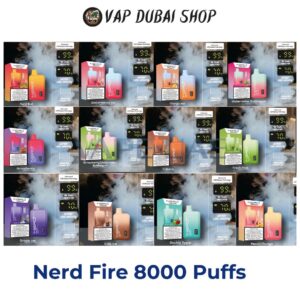 _Nerd Fire 8000 Puffs UAE dubai