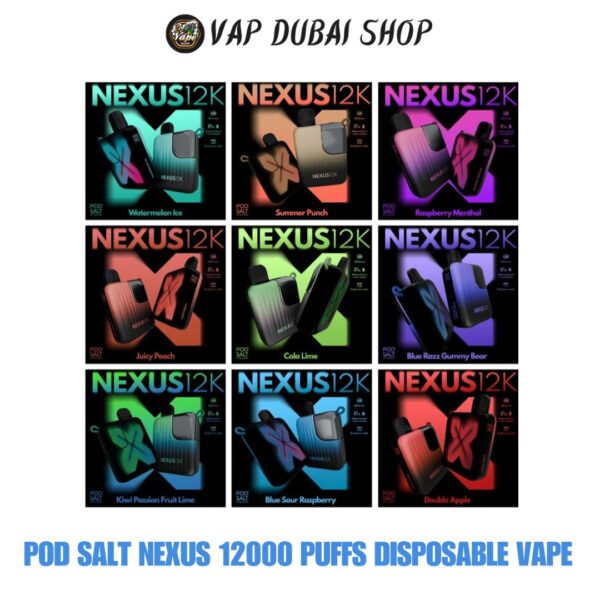 Pod Salt Nexus 12000 Puffs Disposable Vape in Dubai UAE